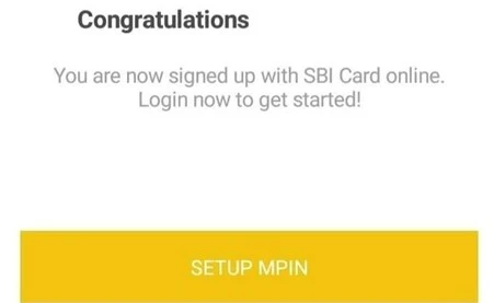 SBI CARD registration